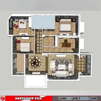 APARTMENT [SKETCHUP MODEL]
