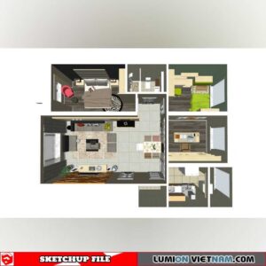 APARTMENT [SKETCHUP MODEL]