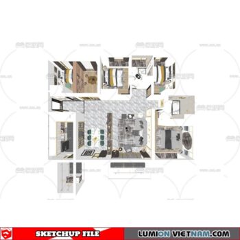 APARTMENT [SKETCHUP MODEL]