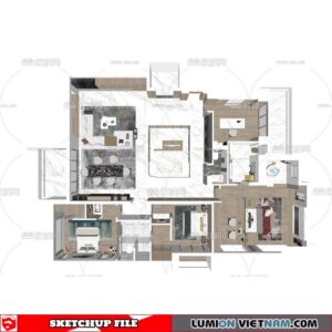 APARTMENT [SKETCHUP MODEL]