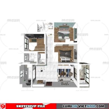 APARTMENT [SKETCHUP MODEL]
