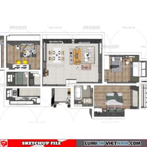 APARTMENT [SKETCHUP MODEL]