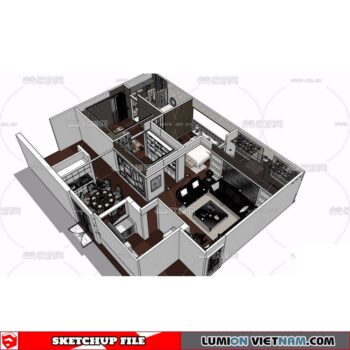 APARTMENT [SKETCHUP MODEL]