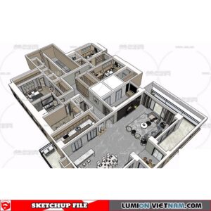APARTMENT [SKETCHUP MODEL]
