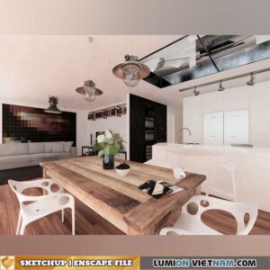 SKETCHUP-ENSCAPE MODEL