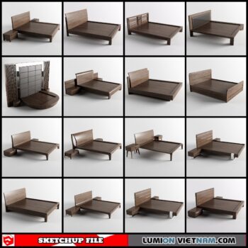 FULL 25 BED [SKETCHUP MODELS]