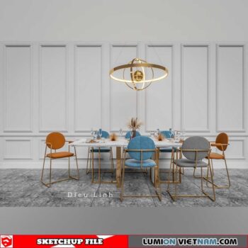 DINING TABLE [SKETCHUP MODEL]