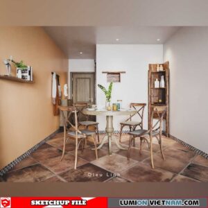 DINING TABLE [SKETCHUP MODEL]