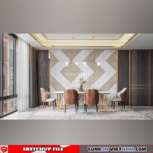 DINING TABLE [SKETCHUP MODEL]