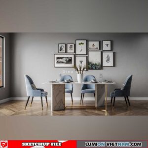 DINING TABLE [SKETCHUP MODEL]