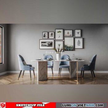 DINING TABLE [SKETCHUP MODEL]