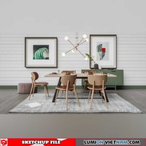 DINING TABLE [SKETCHUP MODEL]