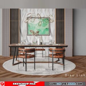 DINING TABLE [SKETCHUP MODEL]