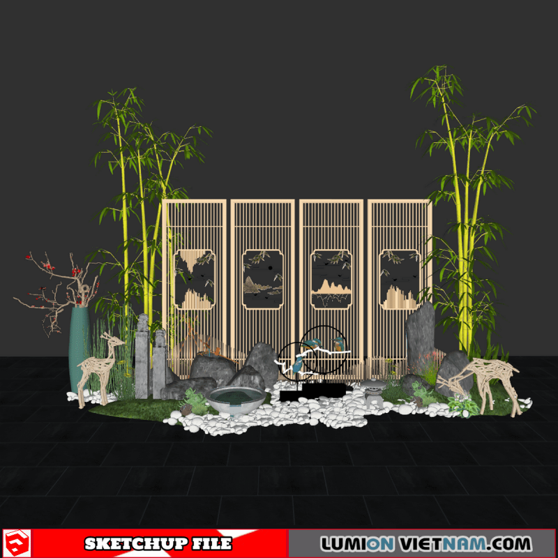 PENJING BONSAI [SKETCHUP MODEL]