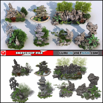 PENJING BONSAI [SKETCHUP MODEL]