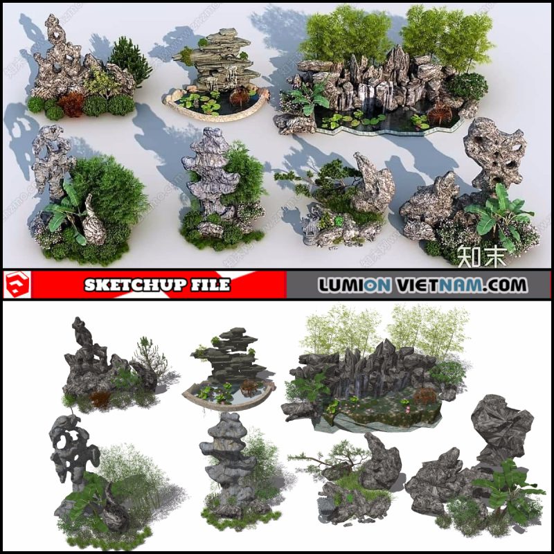 PENJING BONSAI [SKETCHUP MODEL]