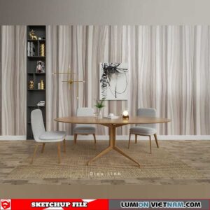 DINING TABLE [SKETCHUP MODEL]