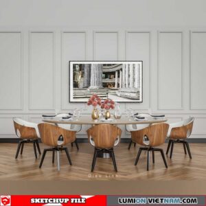DINING TABLE [SKETCHUP MODEL]