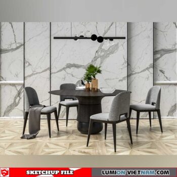 DINING TABLE [SKETCHUP MODEL]