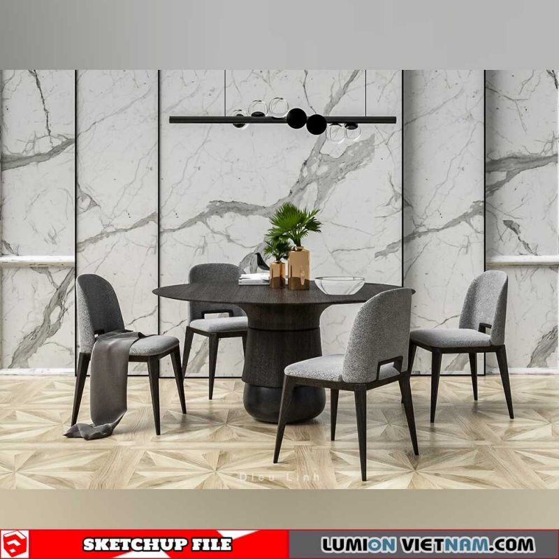 DINING TABLE [SKETCHUP MODEL]