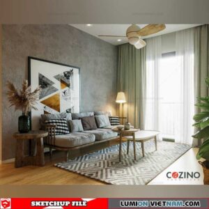 Apartment - Sketchup Interior Scene By DieuLinh