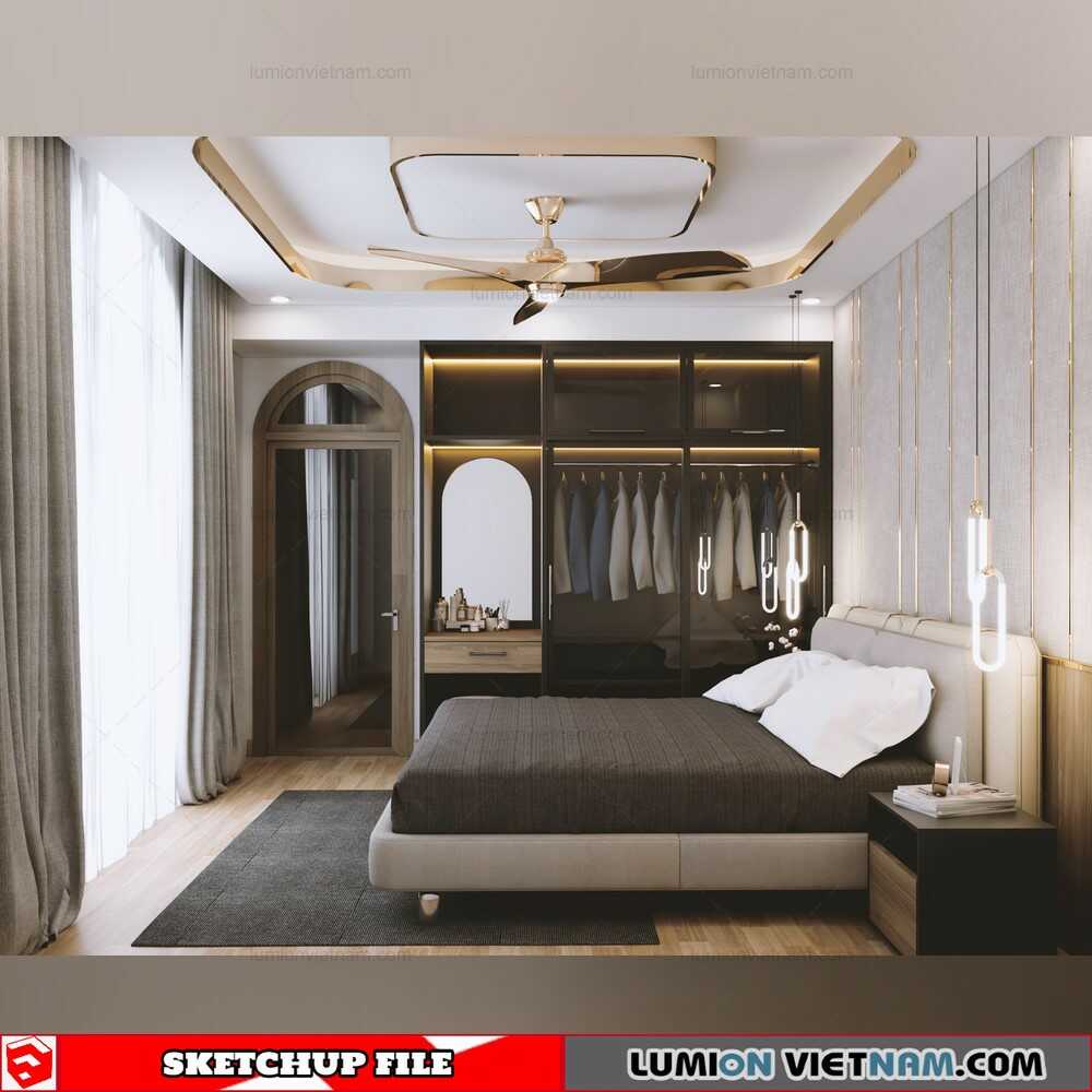 4326-Interior-Bedroom-Scene-Sketchup-Model-By-Loc-Bao-1