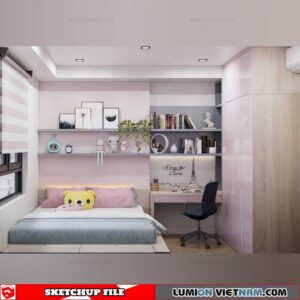Children room - Sketchup Interior Scene By Tran Phuc Loc