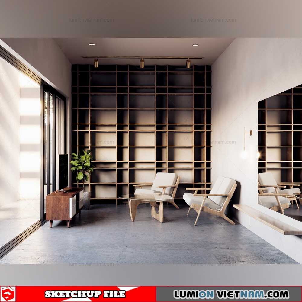 4337-Interior-Livingroom-Scene-Sketchup-Model-By-Loc-Bao