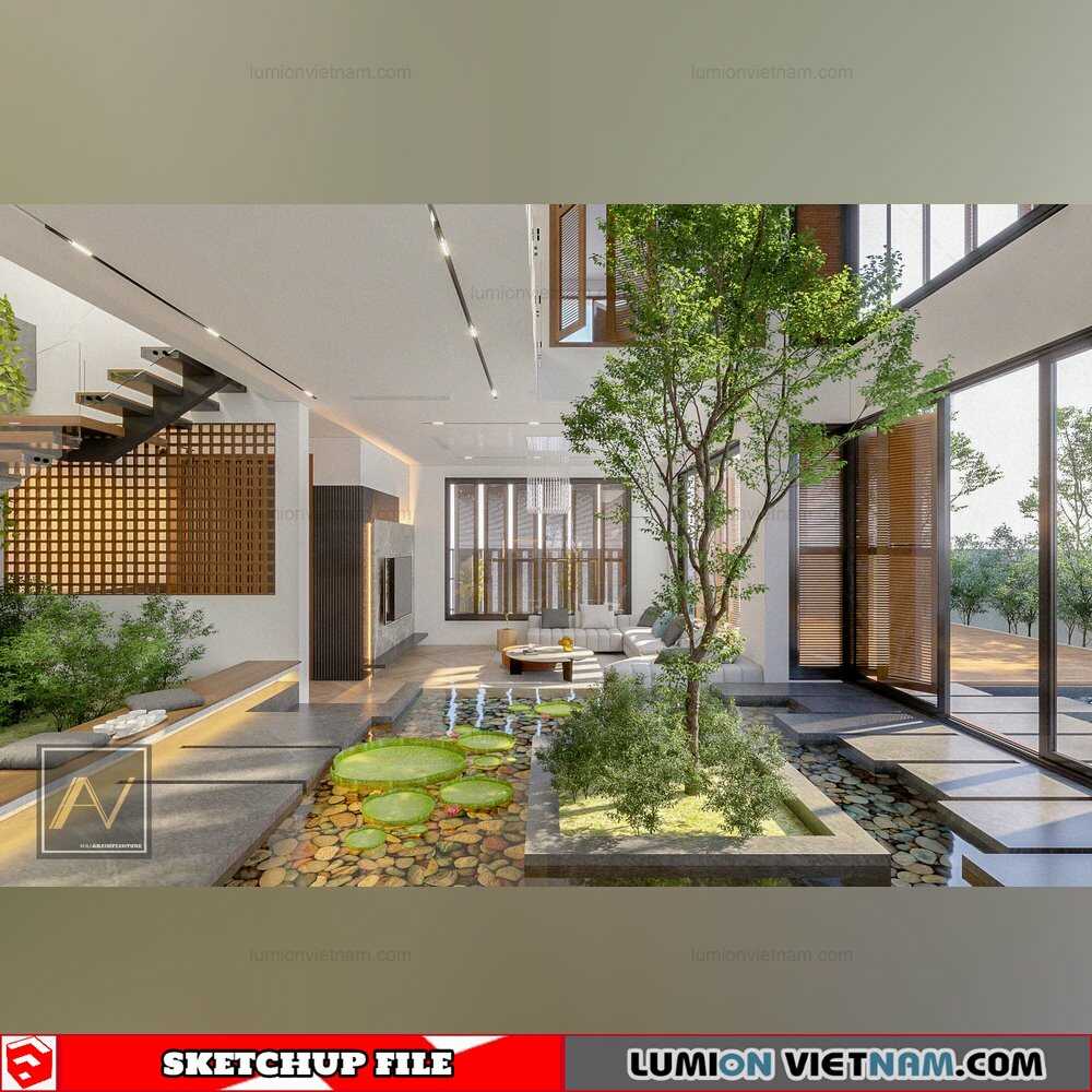 4341-Interior-House-Scene-Sketchup-Model-By-Ngo-Hai-3