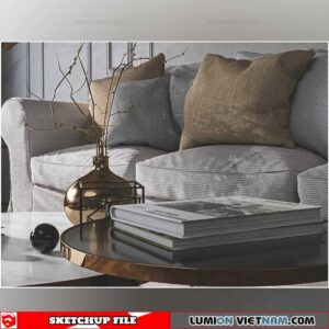 Livingroom - Sketchup Interior Scene By Tung Nguyen