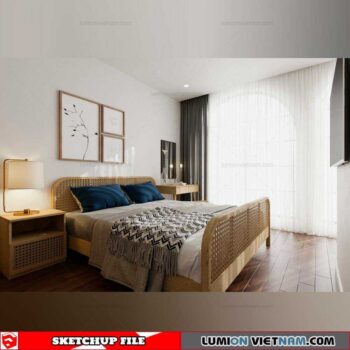 Bedroom - Sketchup Interior Scene By Khiem Pham
