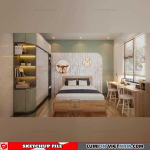 Children room - Sketchup Interior Scene By Duong Duong