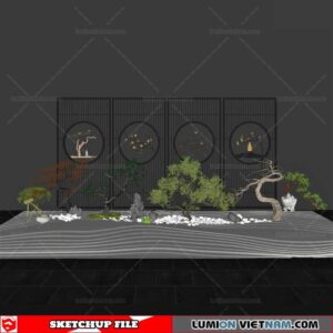 PENJING BONSAI [SKETCHUP MODEL]