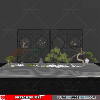 PENJING BONSAI [SKETCHUP MODEL]