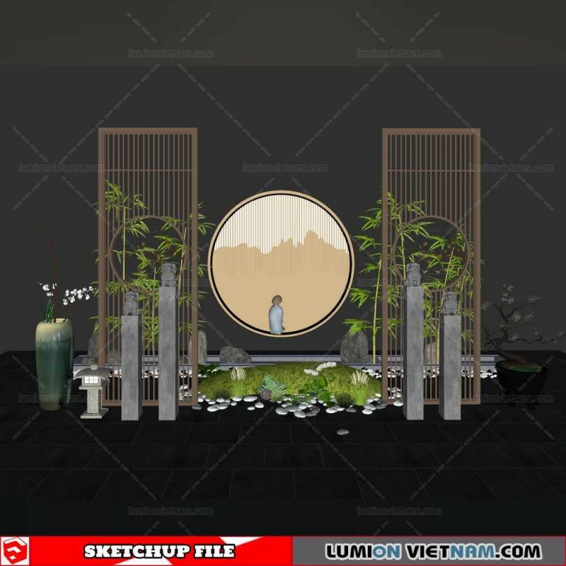 PENJING BONSAI [SKETCHUP MODEL]