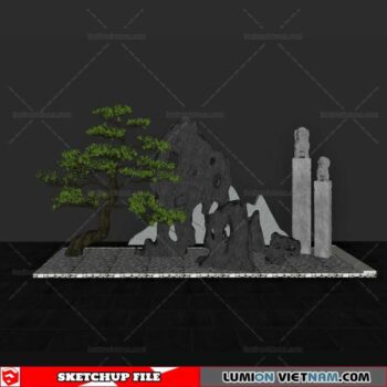 PENJING BONSAI [SKETCHUP MODEL]