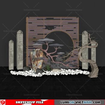 PENJING BONSAI [SKETCHUP MODEL]