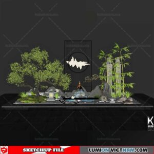 PENJING BONSAI [SKETCHUP MODEL]