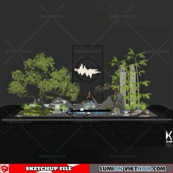 PENJING BONSAI [SKETCHUP MODEL]