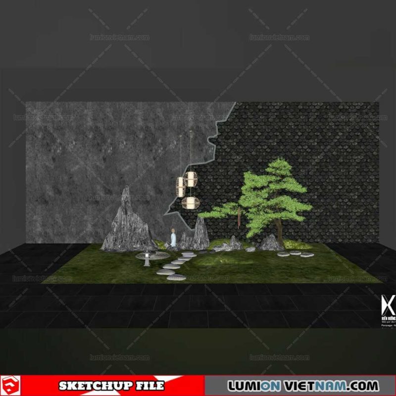 PENJING BONSAI [SKETCHUP MODEL]
