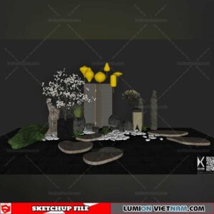 PENJING BONSAI [SKETCHUP MODEL]