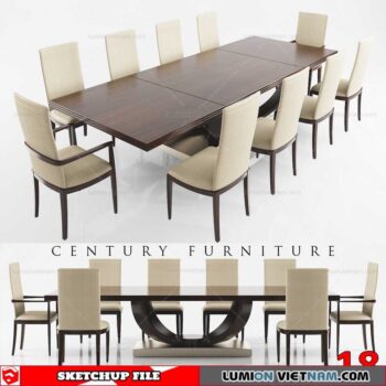 TABLE &CHAIR [SKETCHUP MODEL]