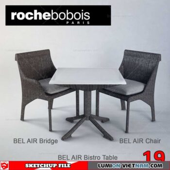 TABLE &CHAIR [SKETCHUP MODEL]