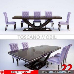 TABLE &CHAIR [SKETCHUP MODEL]