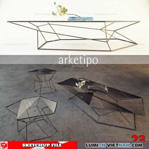 TABLE &CHAIR [SKETCHUP MODEL]