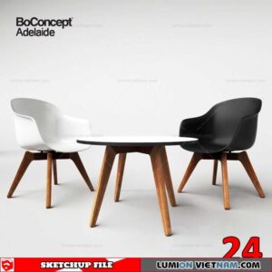 TABLE &CHAIR [SKETCHUP MODEL]