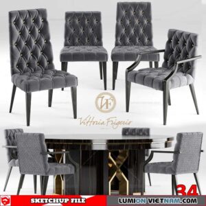 TABLE &CHAIR [SKETCHUP MODEL]