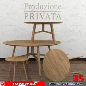 TABLE &CHAIR [SKETCHUP MODEL]