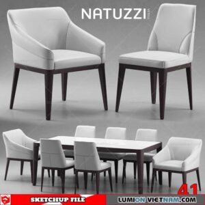 TABLE &CHAIR [SKETCHUP MODEL]