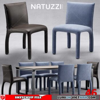 TABLE &CHAIR [SKETCHUP MODEL]